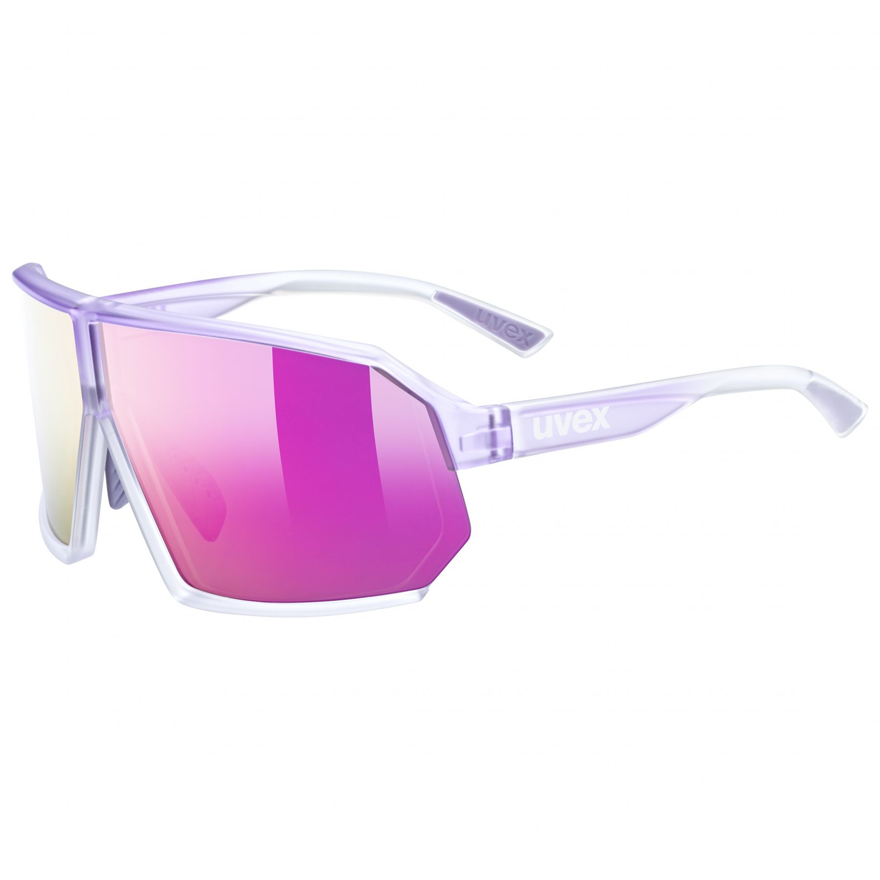 Uvex sportstyle 237, gafas de sol, transparente morado