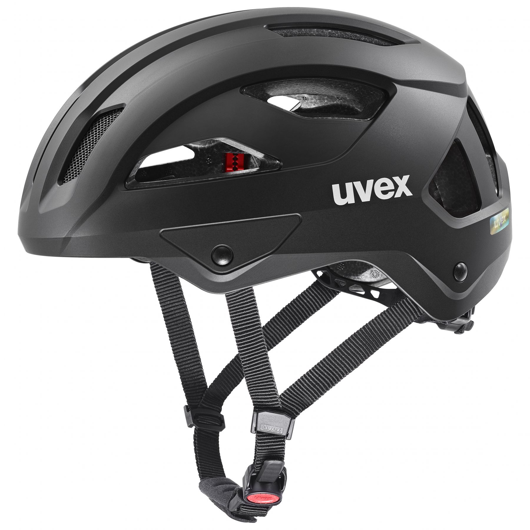 Uvex Stride, casco de ciclismo, negro