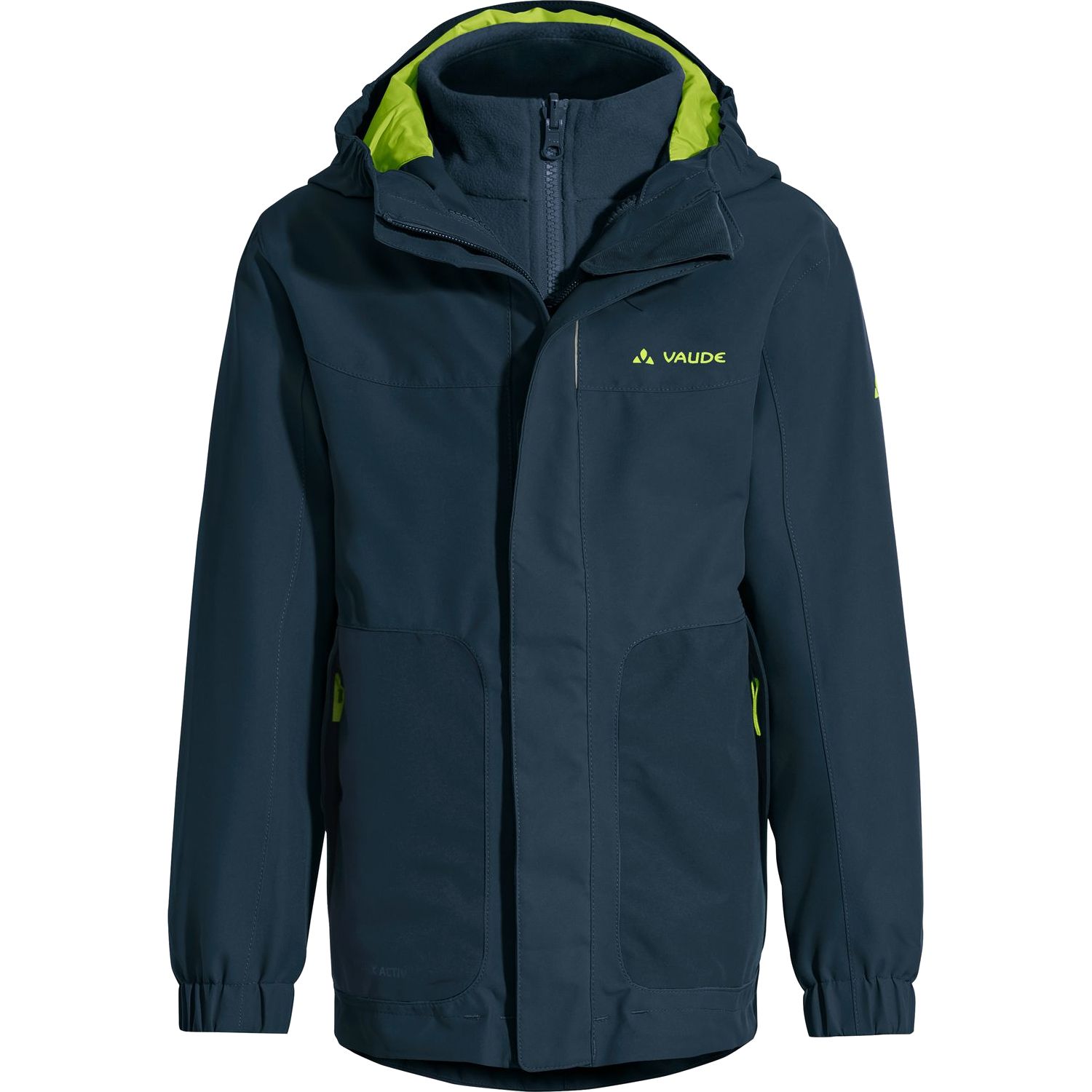 Vaude Kids Campfire 3in1 Jacket IV, chaqueta de invierno, azul oscuro