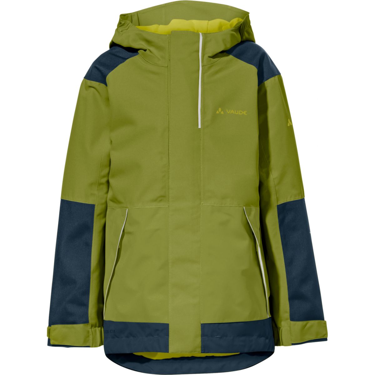 Vaude Kids Caprea 2L Jacket, chaqueta de lluvia, verde