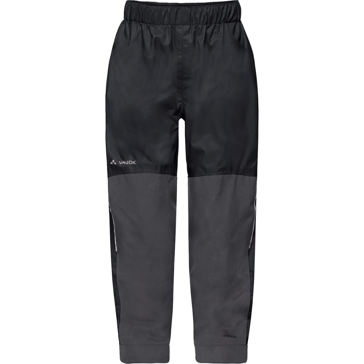 Vaude Kids Escape Pants VI, pantalones de lluvia, negro