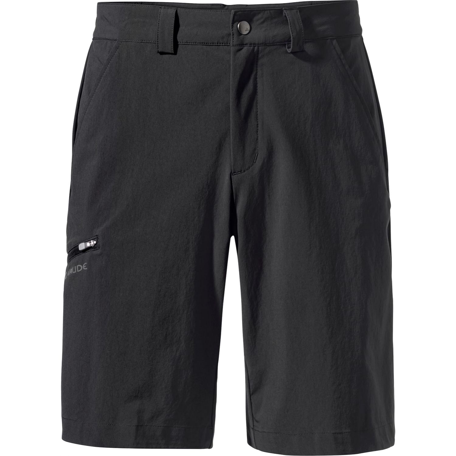 Vaude Men's Farley Stretch Bermuda II, pantalones cortos de senderismo, hombre, negro