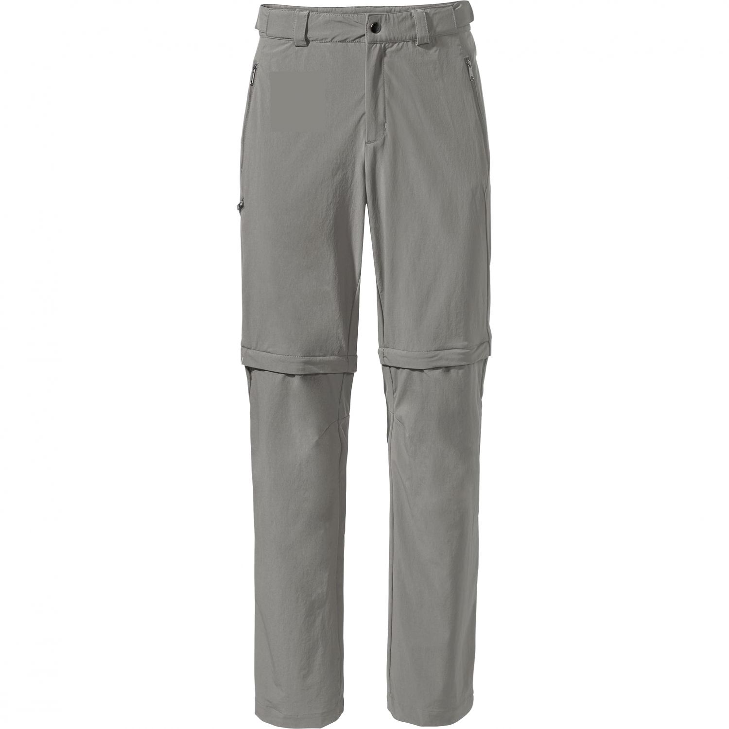 Vaude Men's Farley Stretch T-Zip Pants III, pantalones de senderismo, hombre, gris