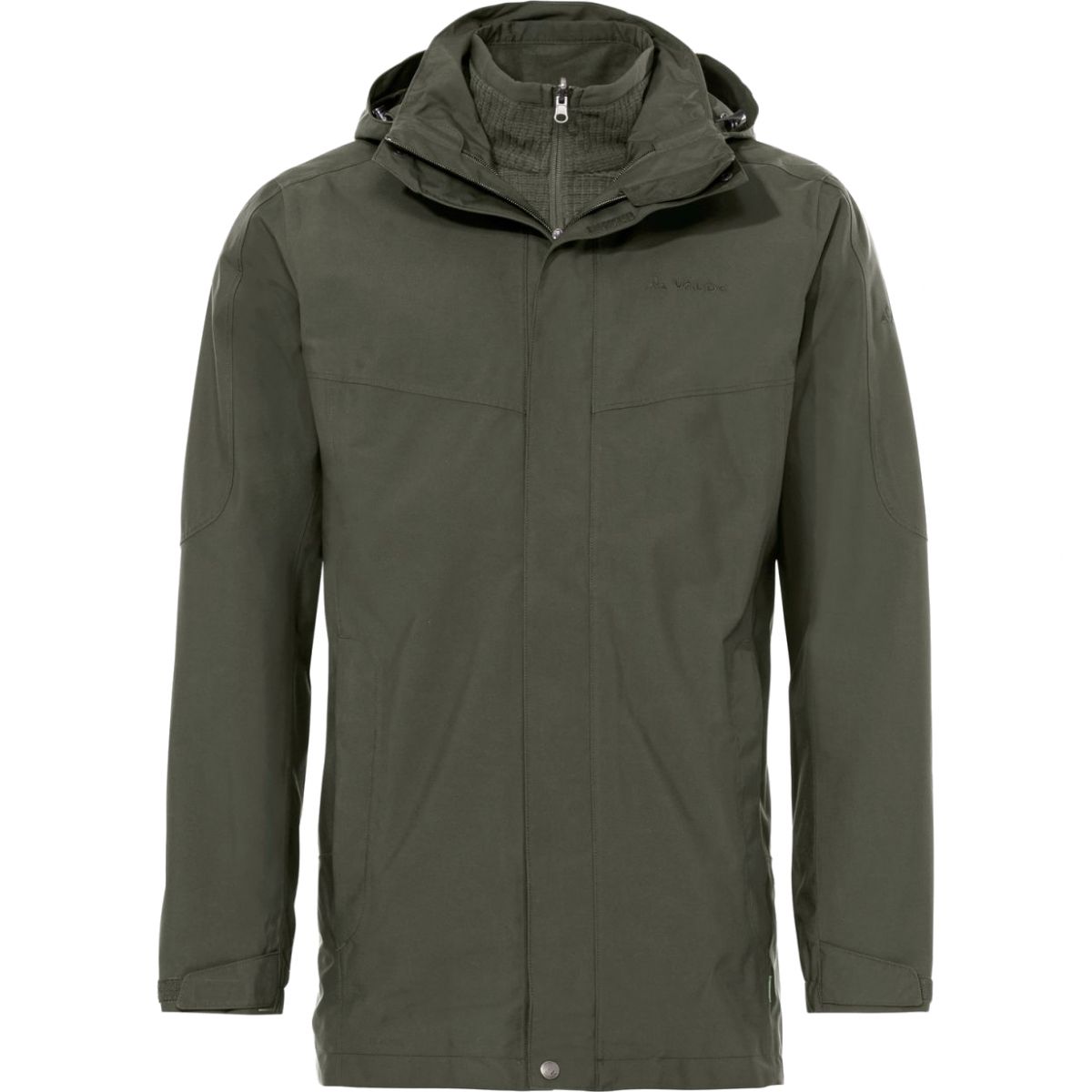 Vaude Men's Idris 3in1 Parka III, chaqueta de invierno, hombre, verde