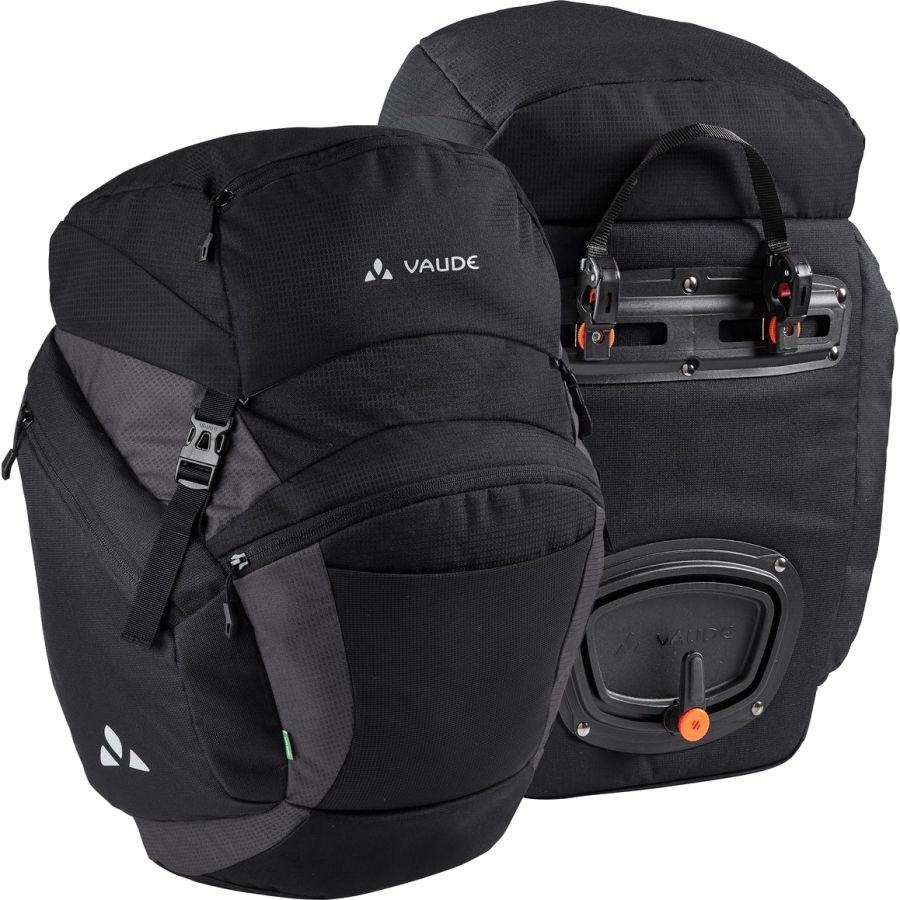 Vaude OnTour Back, bolsa de bicicleta, negro