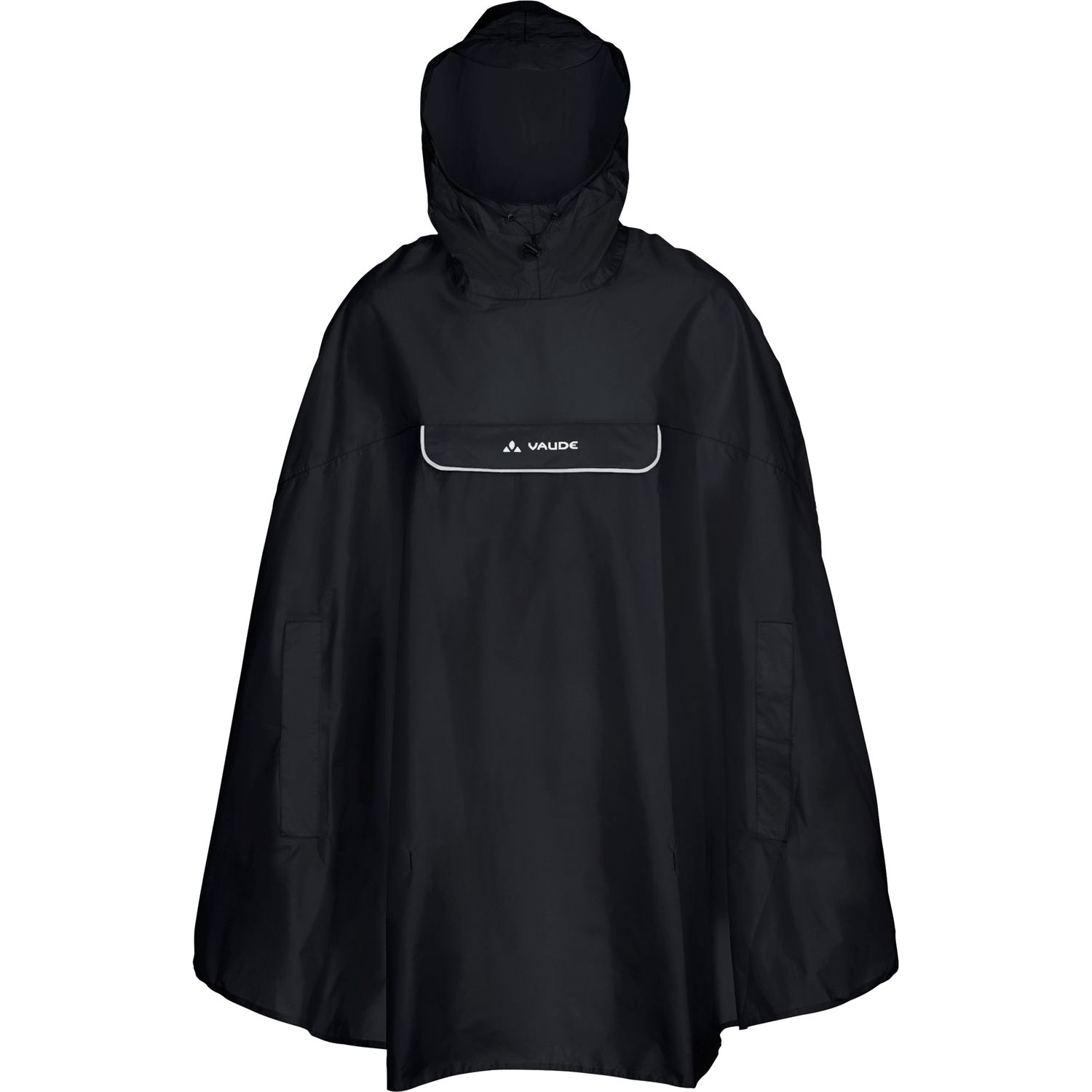 Vaude Valdipino, poncho, negro