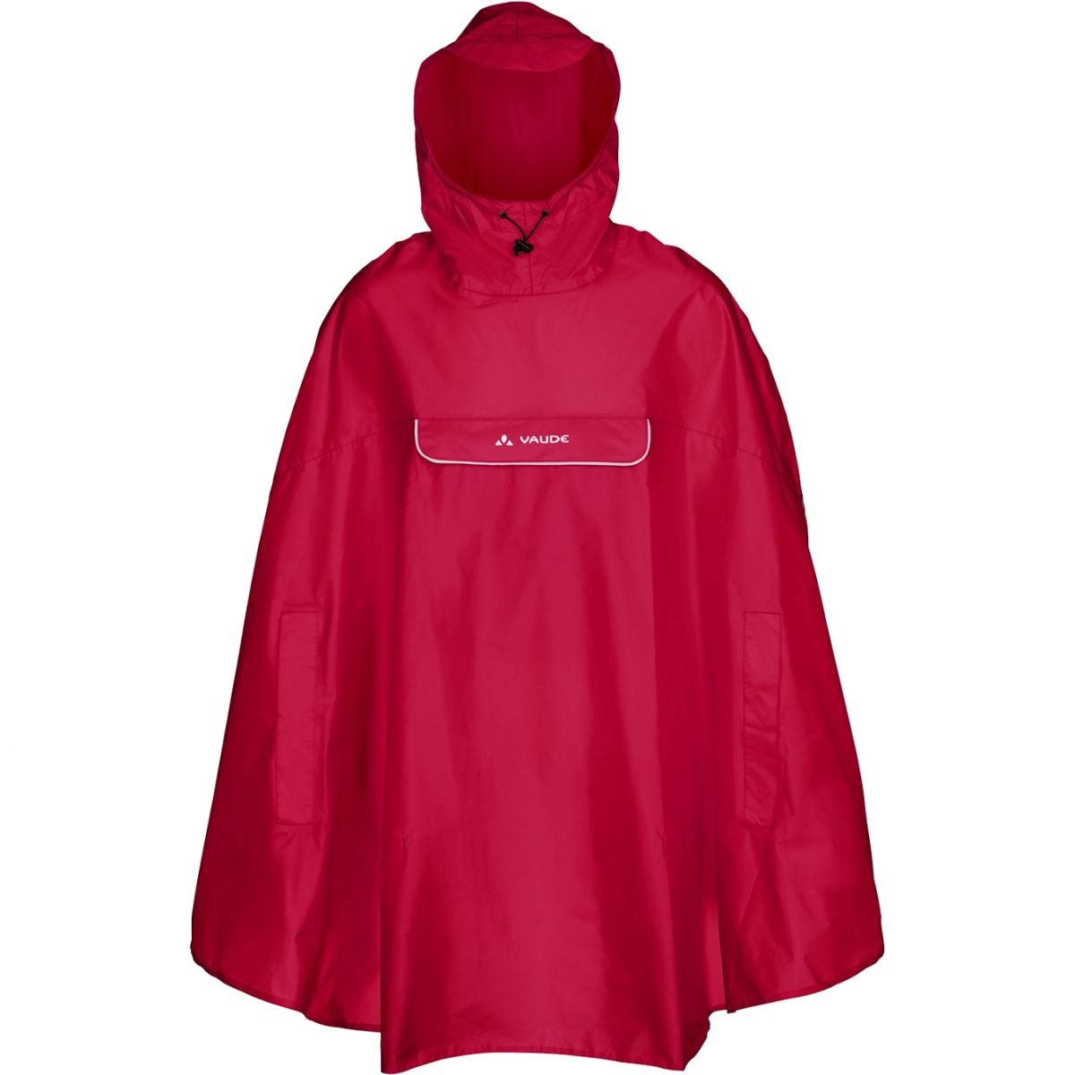 Vaude Valdipino Poncho, poncho, rojo oscuro