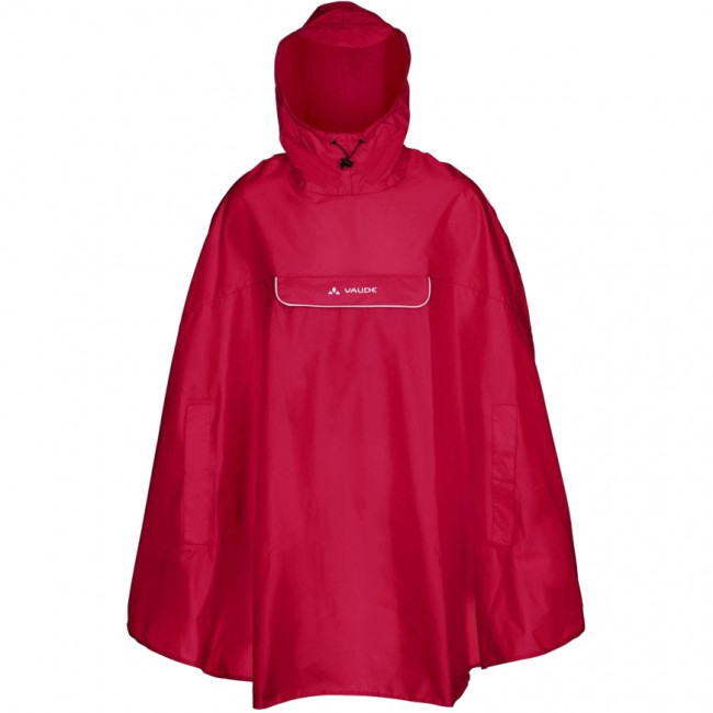 Vaude Valdipino Poncho, rojo