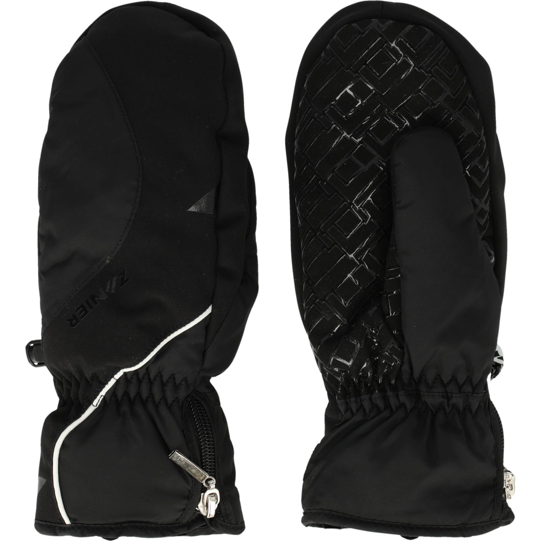 Zanier Seefeld STX, manoplas de esquí, mujer, negro
